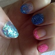 Tip top nails confetti glitter duo