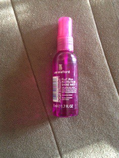 Lee Stafford flat iron protection shine mist