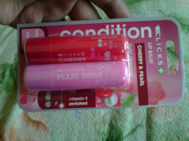 Clicks Cherry &amp; Pearl Lip Balm