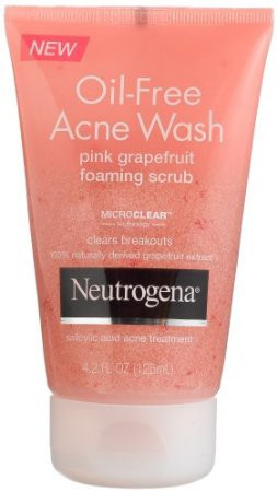 Neutrogena Oil-free face wash in grapefruit