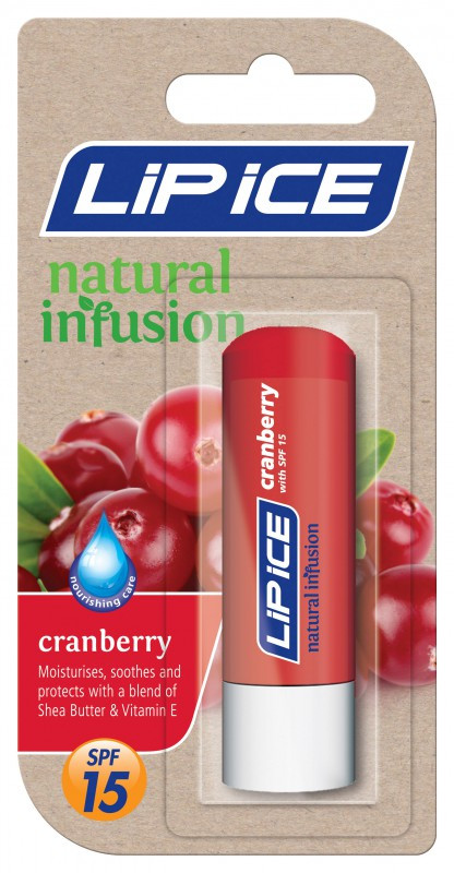 Lip Ice Natural Infusions Cranberry