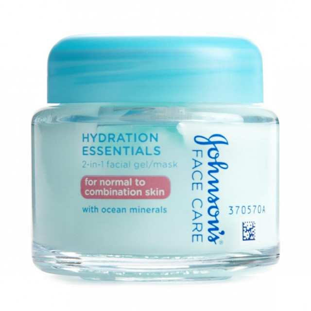 Johnson's® Hydration Essentials 2-in-1 Facial Gel Mask