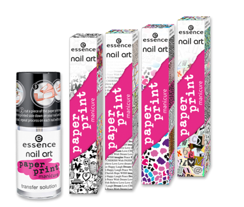 Essence Nail Art - Paper Print Manicure