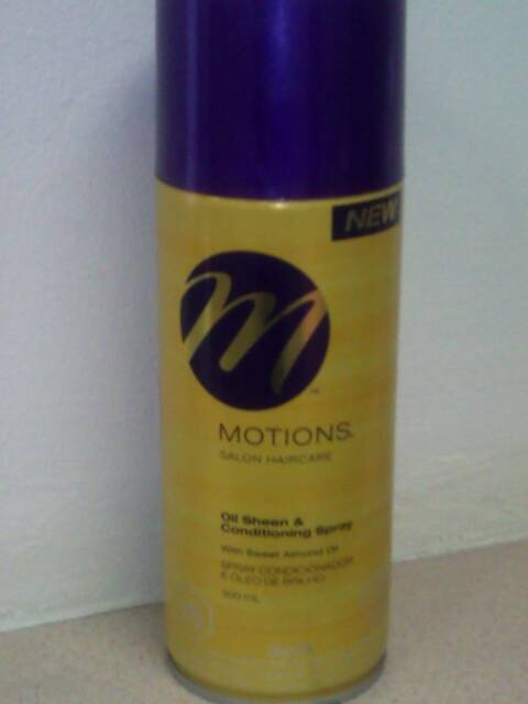 Motions Salon Haircare Oil Sheen &amp; Conditioning Spray with Sweet Almond Oil