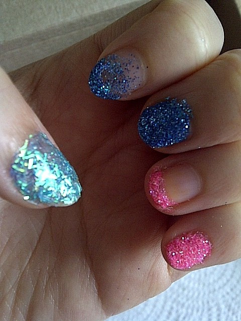 Tip top nails confetti glitter duo