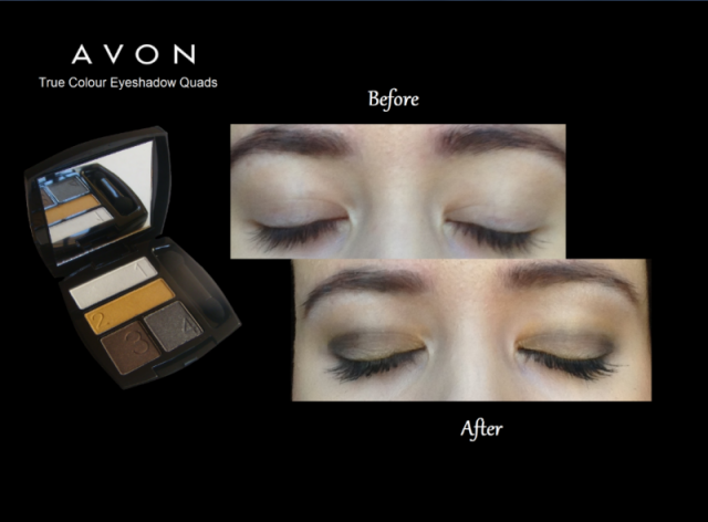 AVON - True Colour Eyeshadow Quads (Metal eyes &amp; Jeans)