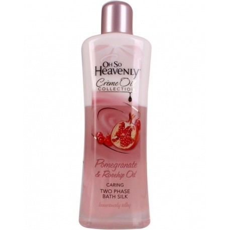 Oh So Heavenly Pomegranate &amp; Rosehip Oil Two Phase Bath Silk