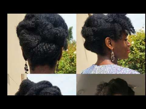 Updo On 4c Hair Video Beauty Bulletin Hair