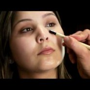 Eduardo Ferreira from Bobbi Brown Step 2 applying concealer