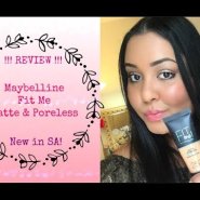 Review !!! - Maybelline Fit Me Matte &amp; Poreless Foundation|| New In South Africa