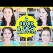 4 Quick &amp; Easy Hairstyles | Hayls World