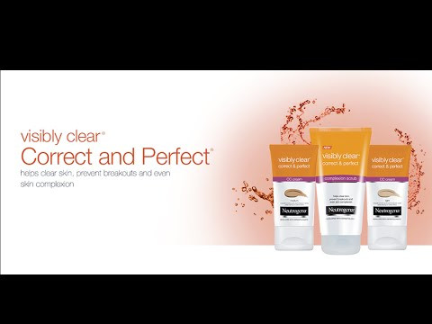 Neutrogena Visibly Clear Complexion Scrub and CC Cream Review &amp; Demo