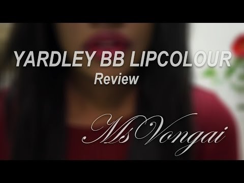 Yardley BB Lipcolour Review | Zimbabwean Youtuber / South African Youtuber