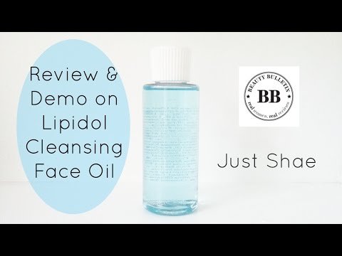 Review &amp; Demo on the Lipidol Cleansing Face Oil | Just Shae South Africa